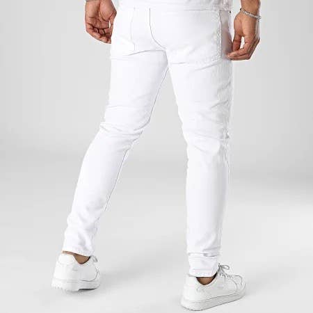 Black Industry 1324 White Skinny Jeans