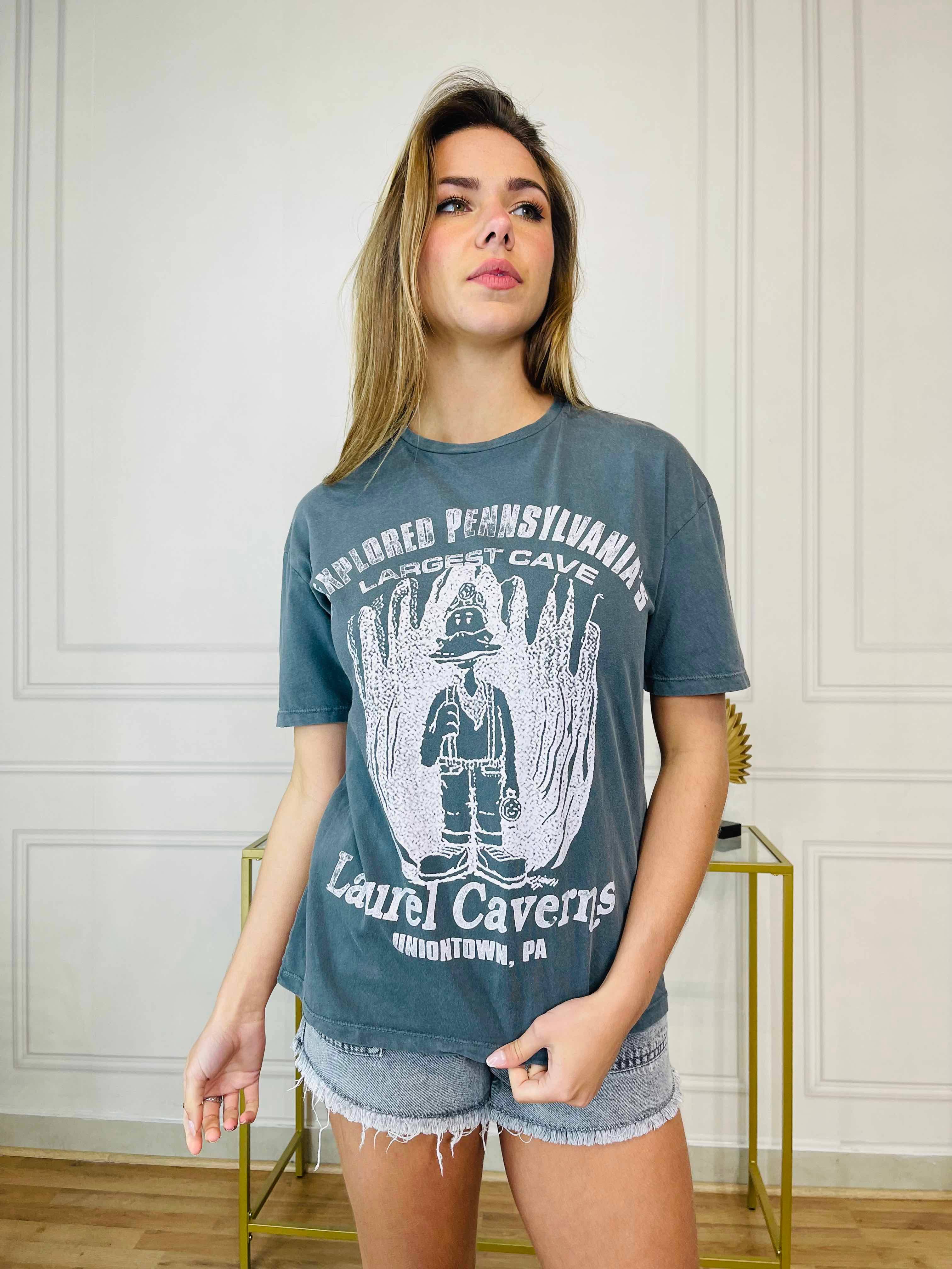 “Explored Pennsylvania's” print t-shirt - OSLO