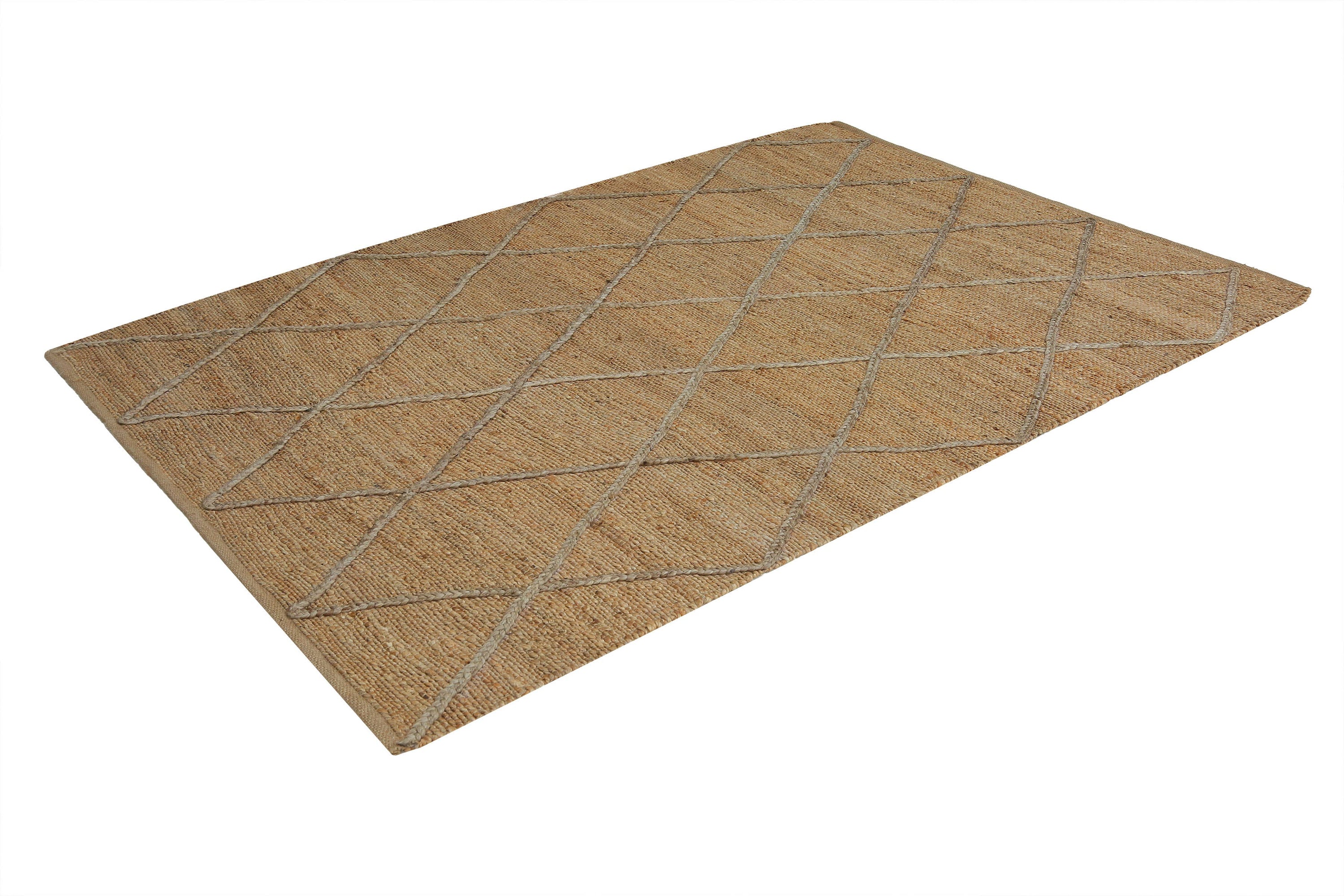 Abani Jute JUT150A Natural Fiber Natural Area Rug