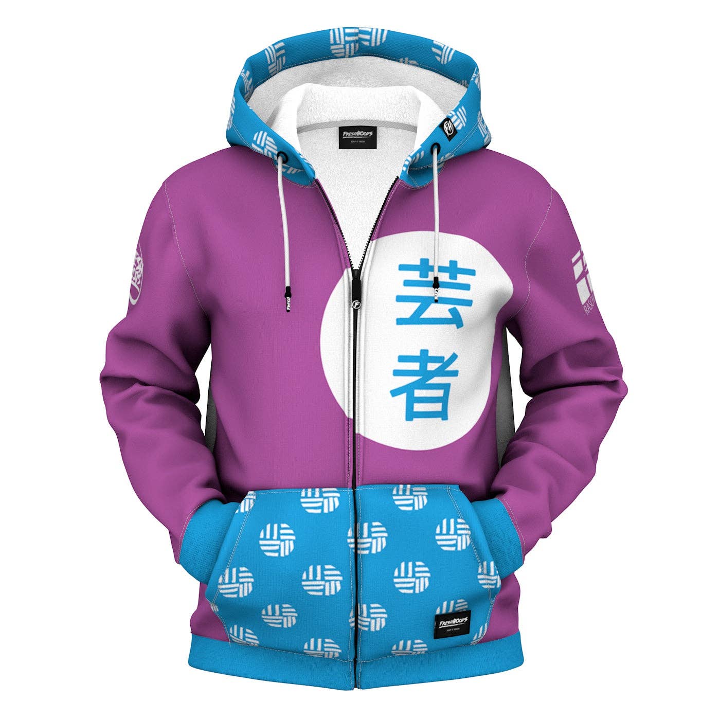 Geisha Heart Zip Up Hoodie