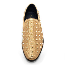 Image of Francisco All-over Pyramid Ornament Detail Dress Loafers