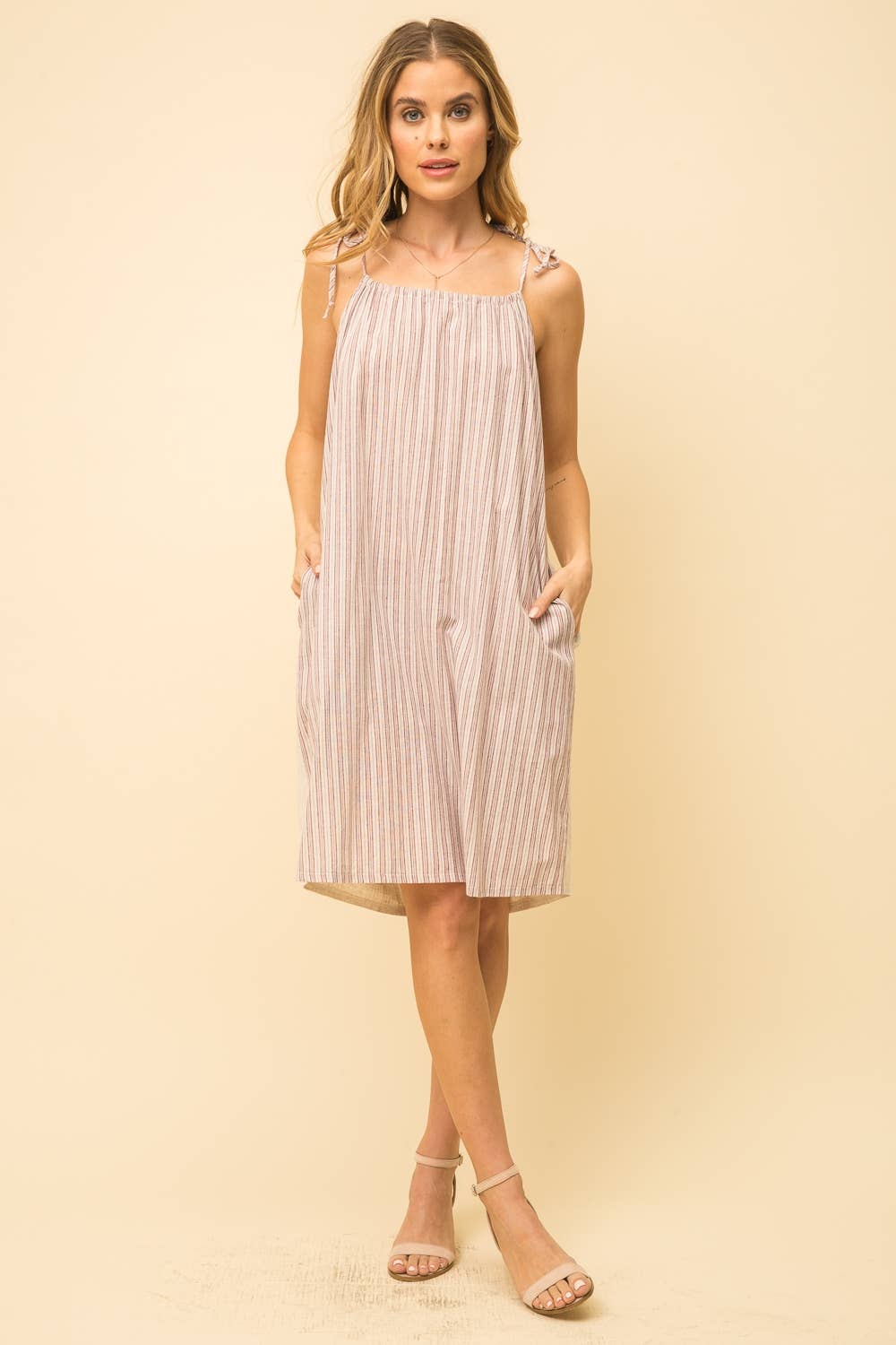 Stripe Linen Dress