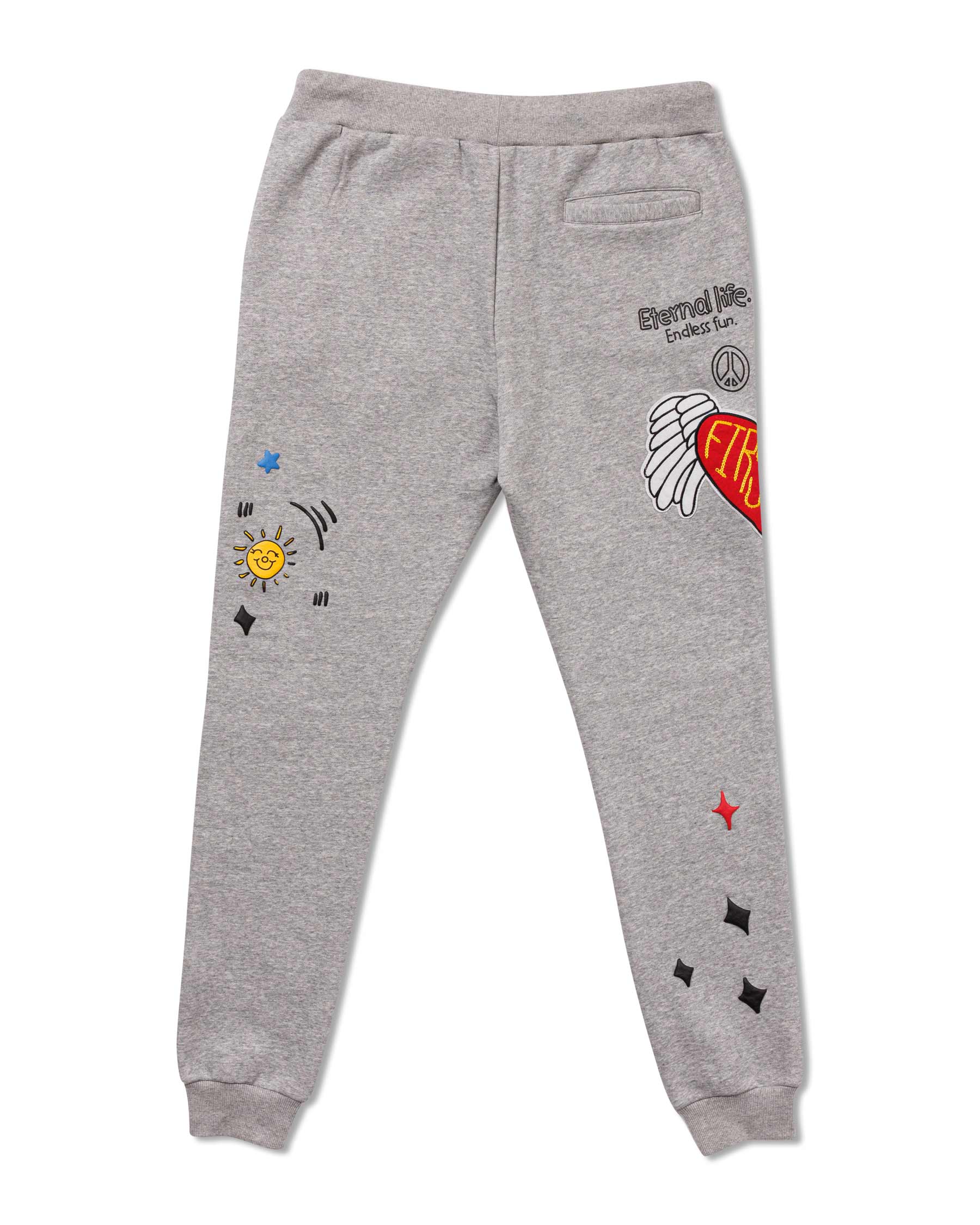 ALL OVER EMBROIDERED JOGGER