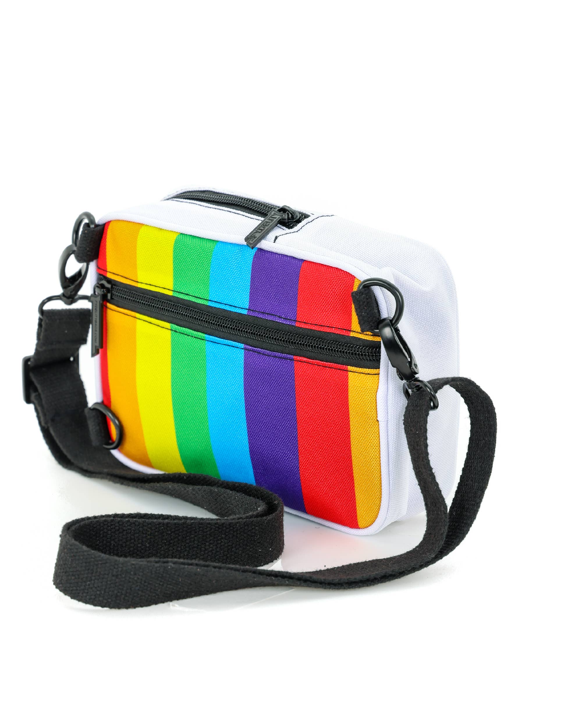 88557: Sidekick Sling Bag | Recycled RPET | Rainbow Stripe