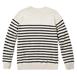 Image of Mens 100% Cotton Striped Breton Sweater