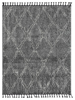 Image of Abani Willow WIL230A Contemporary Grey and Ivory Linear Rug