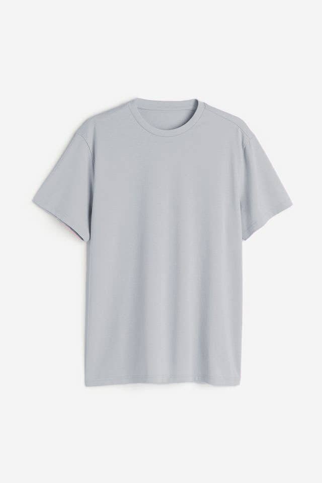 700-6 Grey Straight Fit T-Shirt