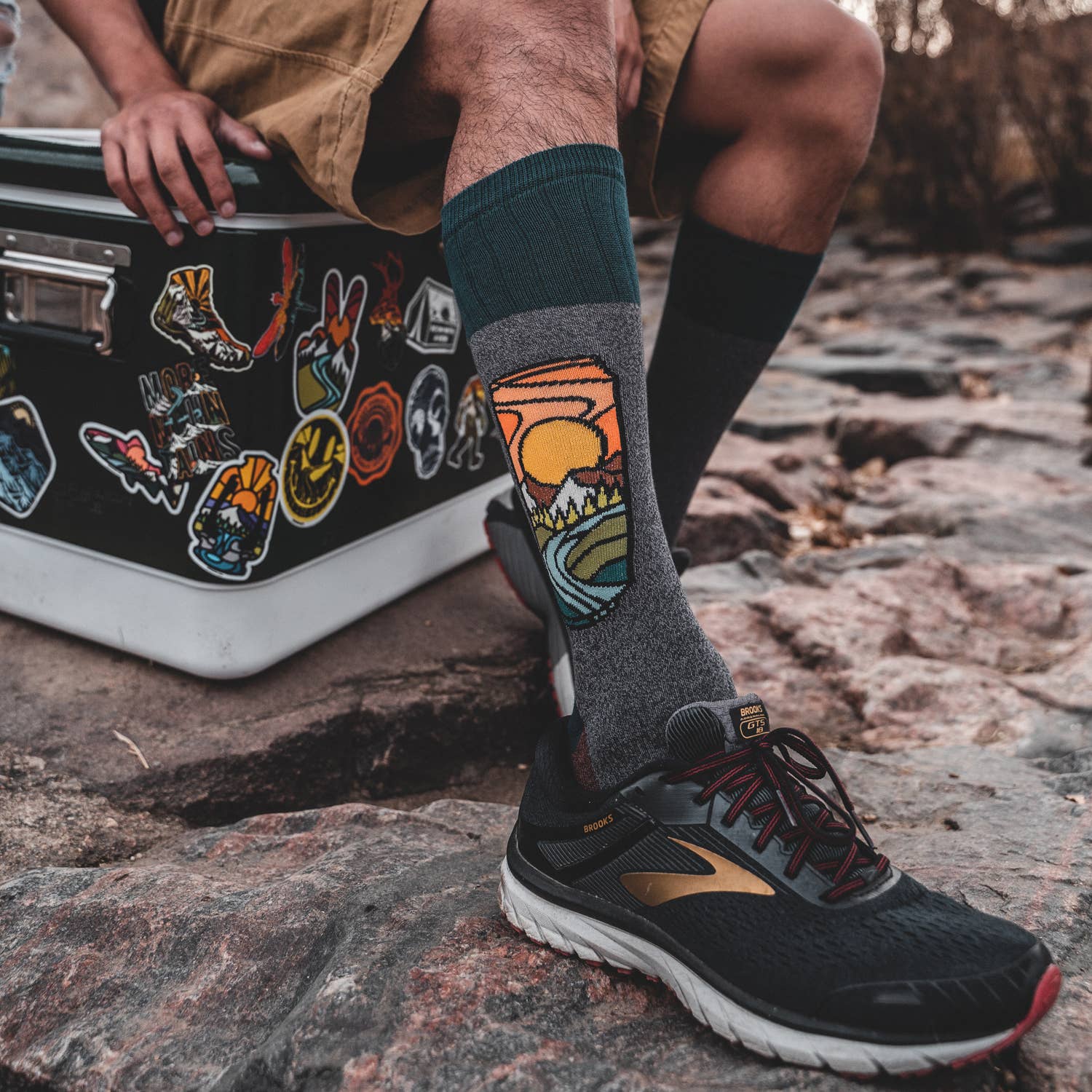 Beer Can Men's Hiking Socks