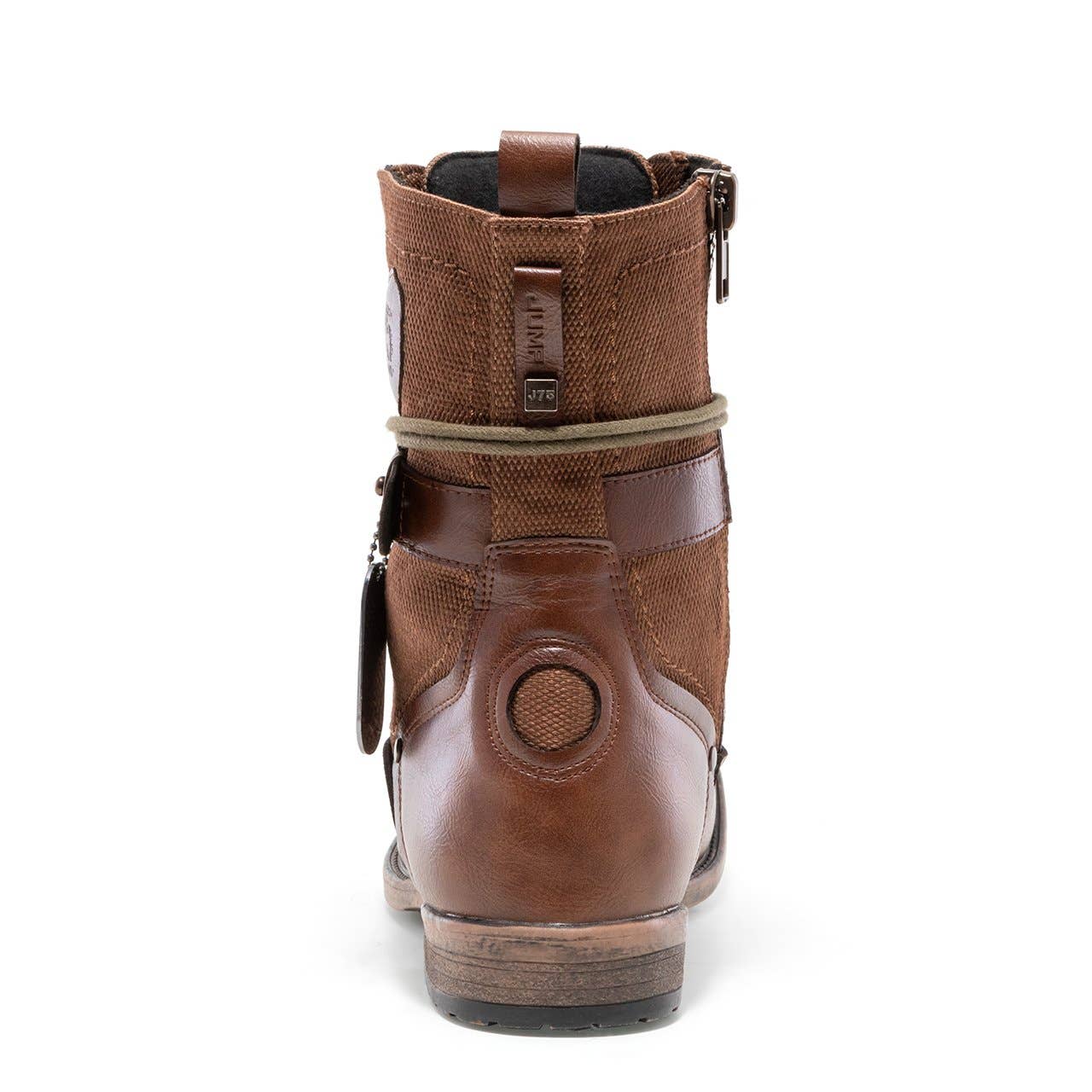 J75 by Jump Deploy Stylish Mid-calf Combat/Military Boots