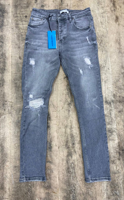 Image of Jeans Skinny Gris Black Industry 1335