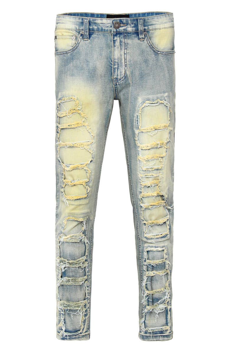 DISTRESSED DENIM JEANS / PRE-PACK