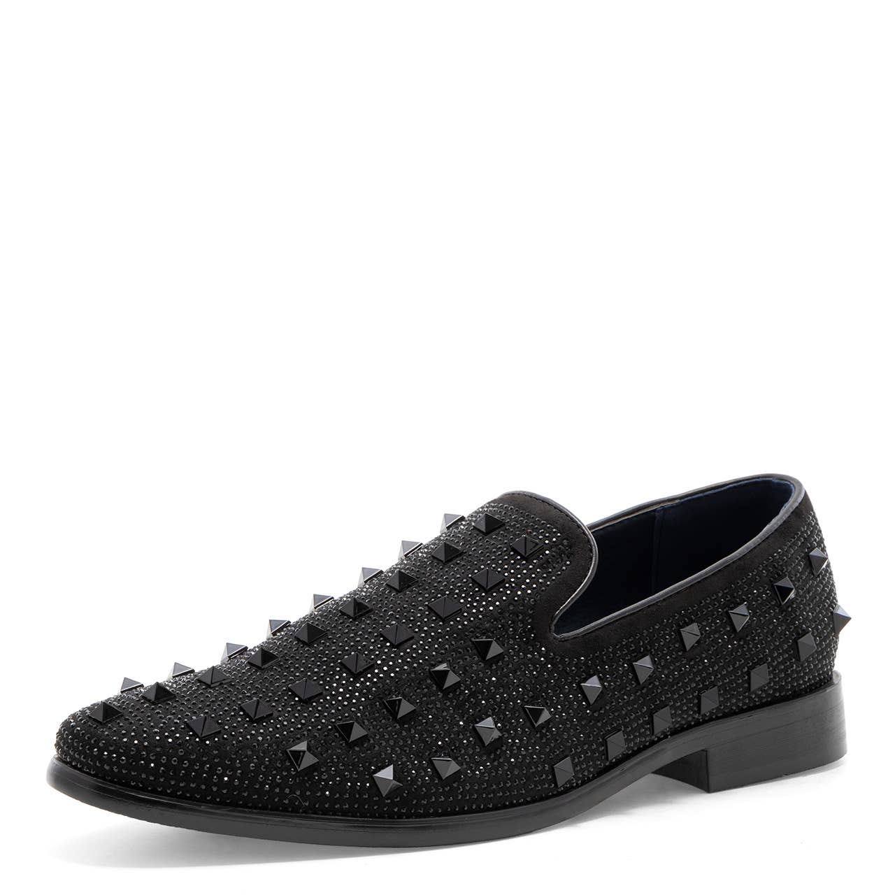 Francisco All-over Pyramid Ornament Detail Dress Loafers