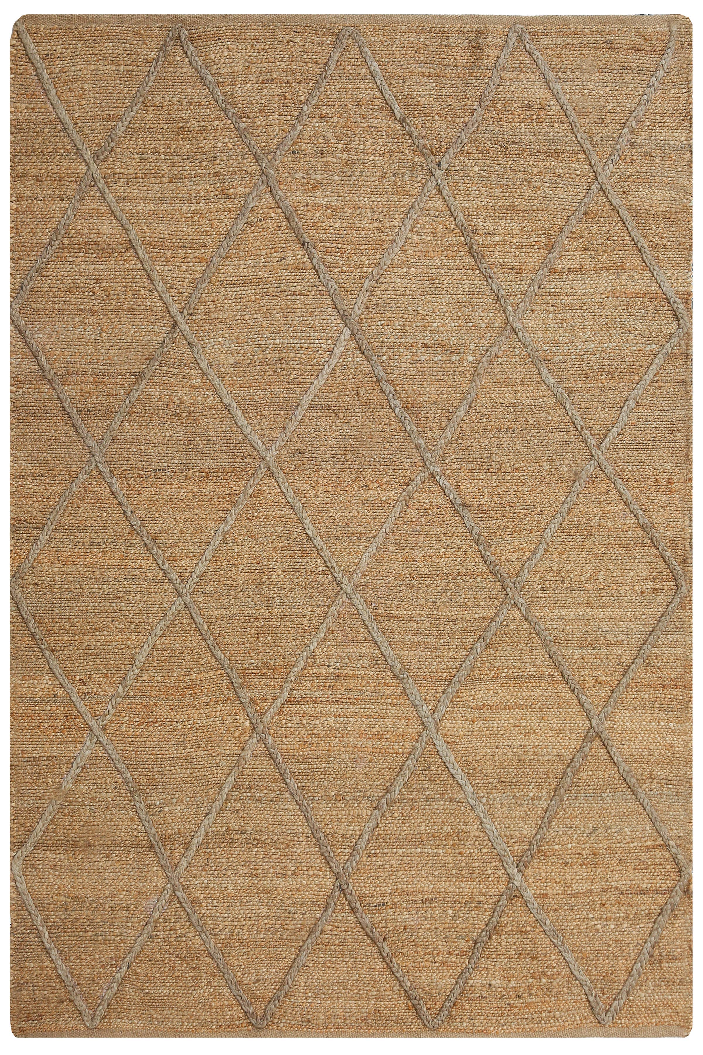 Abani Jute JUT150A Natural Fiber Natural Area Rug