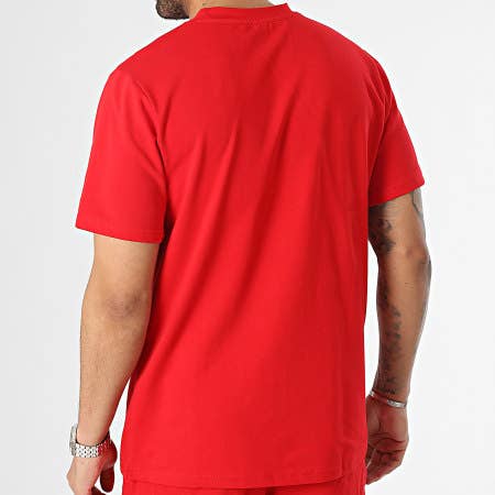 500-5 Red Tee Shirt/Short Set