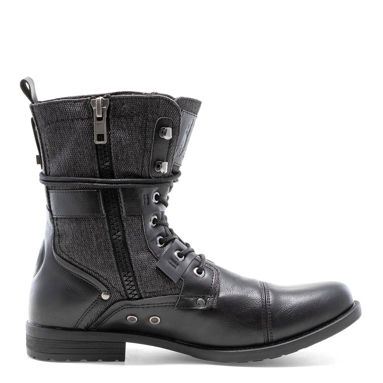 J75 by Jump Deploy Stylish Mid-calf Combat/Military Boots