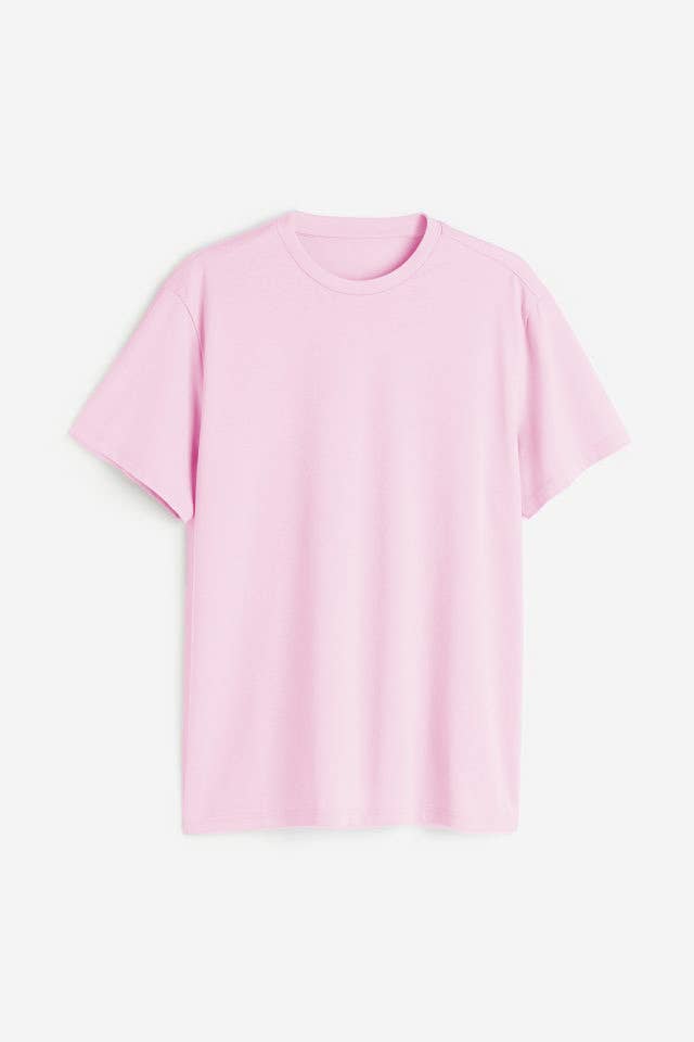 700-1 Pink Straight Fit T-Shirt