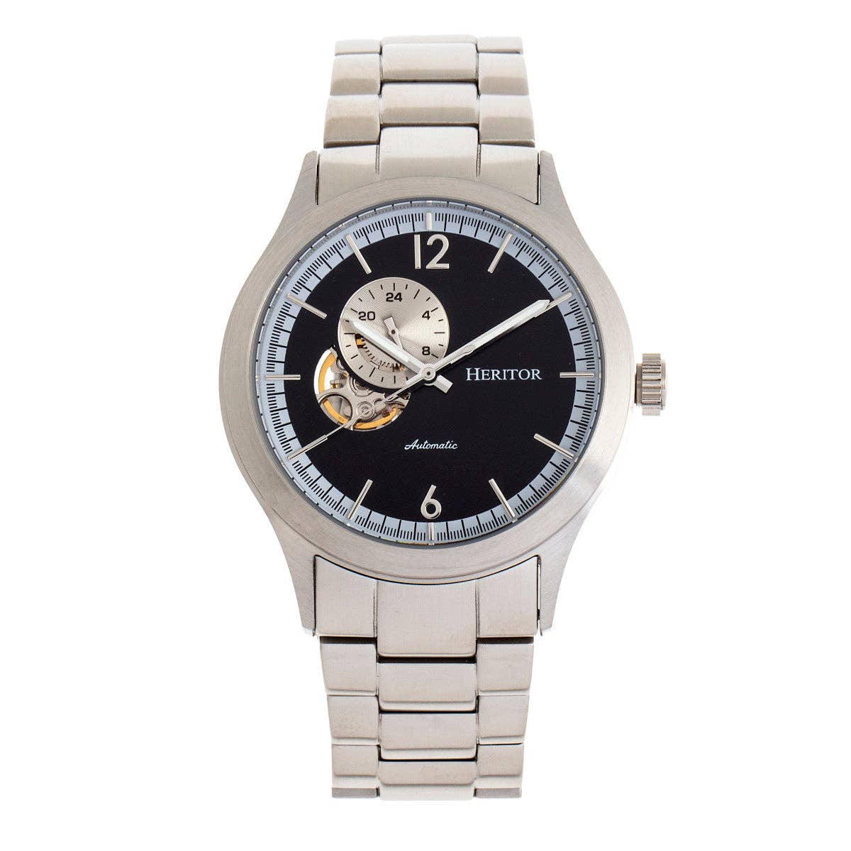 Heritor Automatic Antoine Semi-Skeleton Bracelet Watch