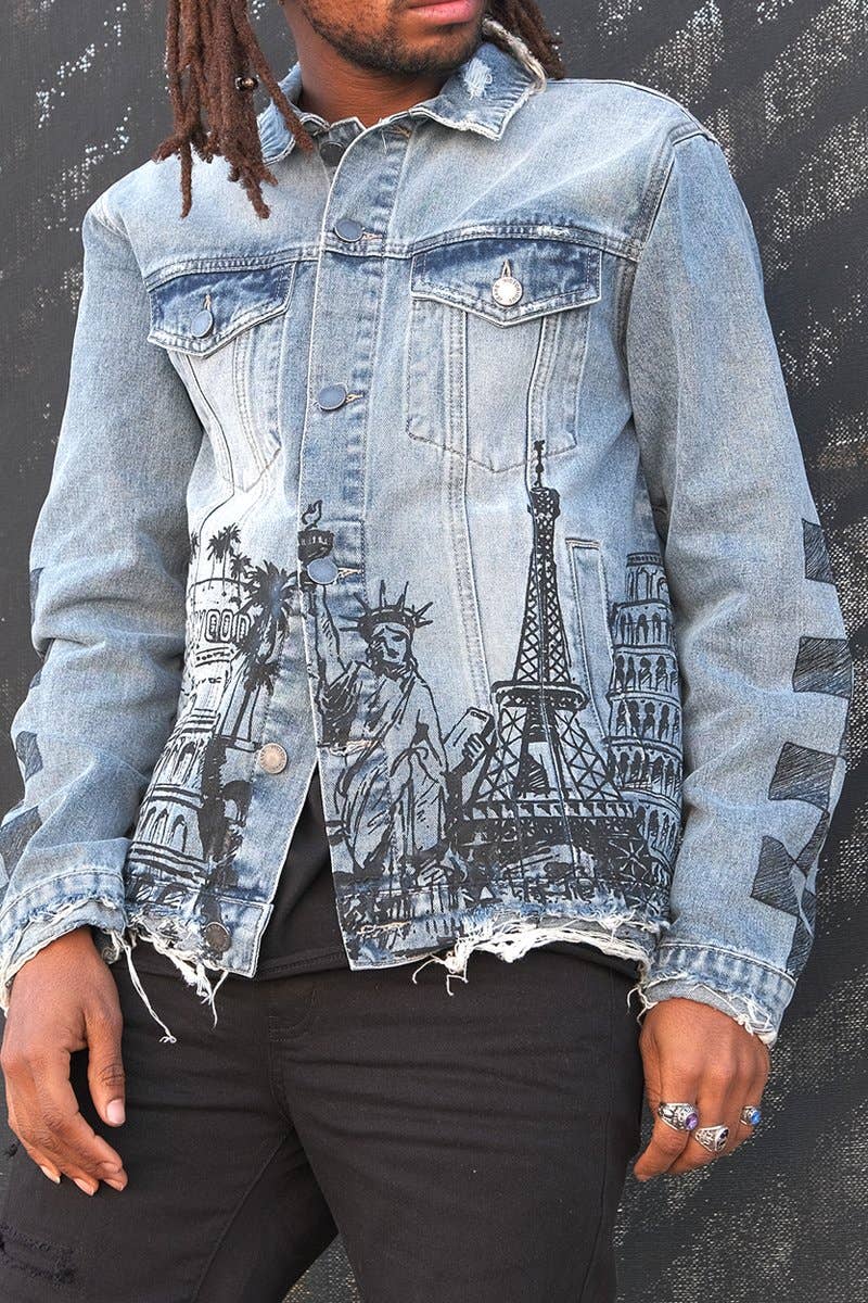 DK220 WORLD TOUR DENIM JACKET Pre-pack