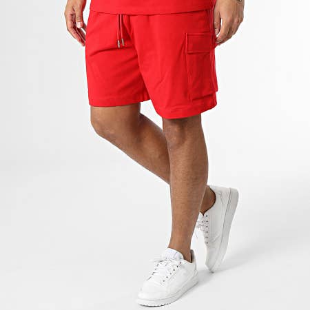 500-5 Red Tee Shirt/Short Set