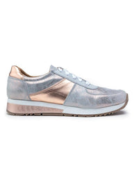 Holly Fashion Sneakers - Rose Gold White