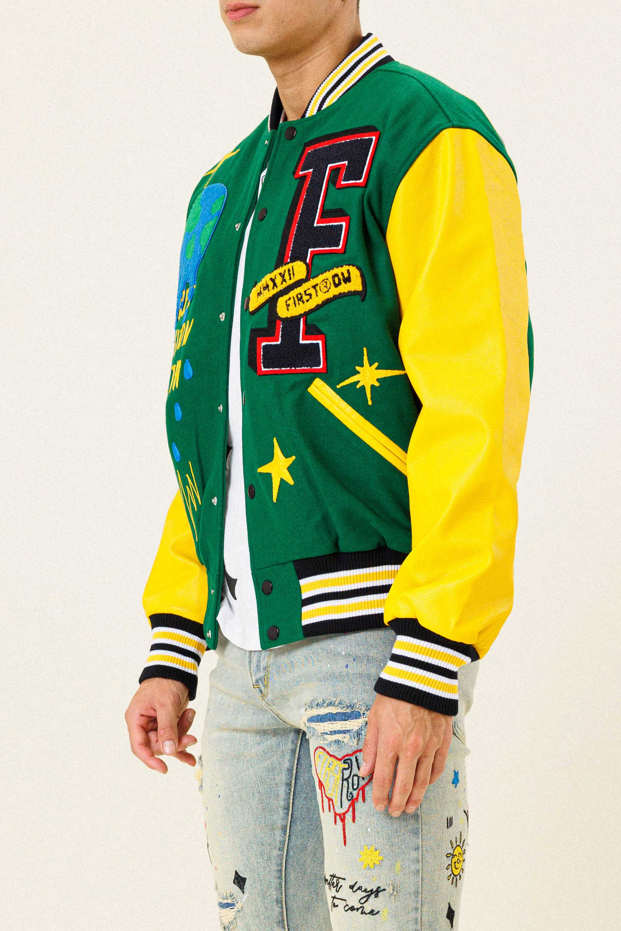 OUT OF THIS WORLD VARSITY JACKET