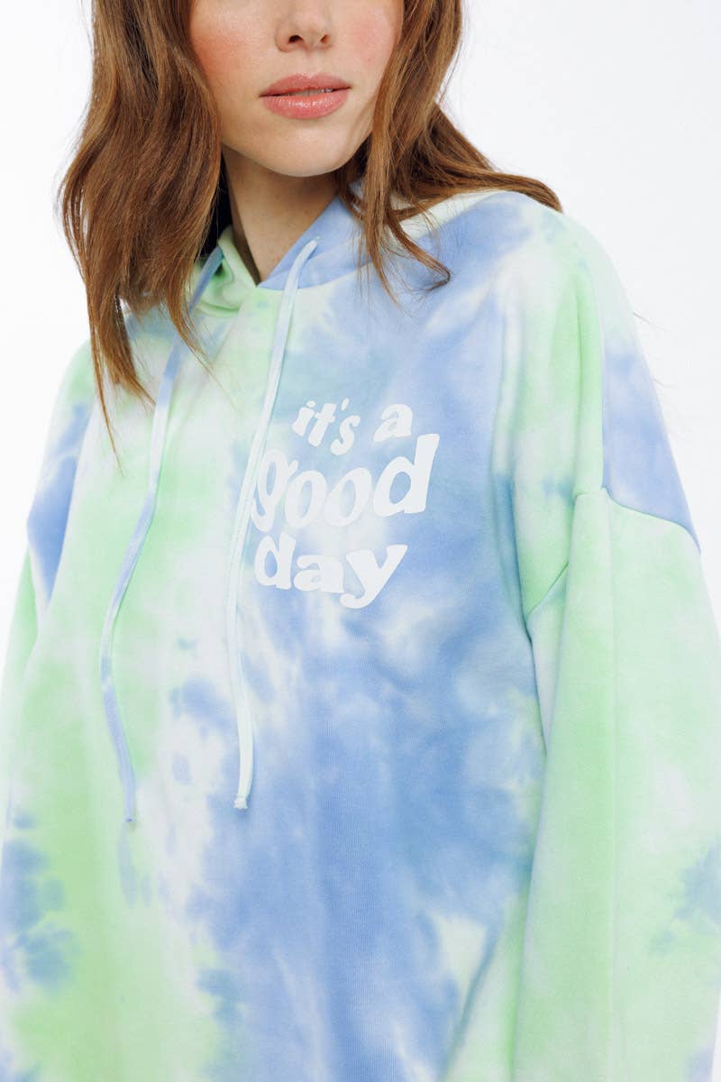 It's a good day TIE&DYE hoodie - SULI