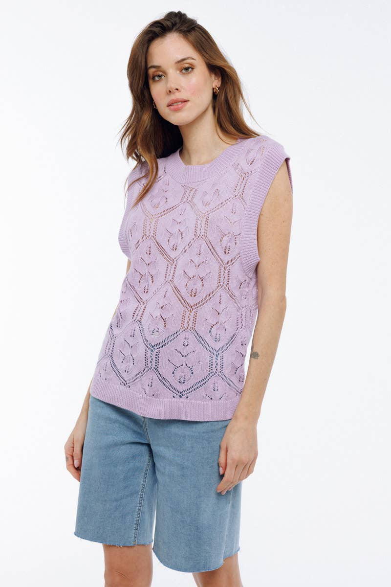 Sleeveless knit top - PAMY