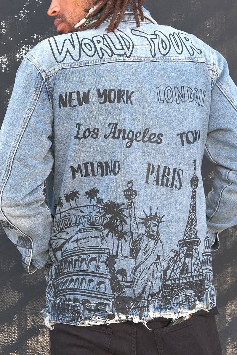 DK220 WORLD TOUR DENIM JACKET Pre-pack