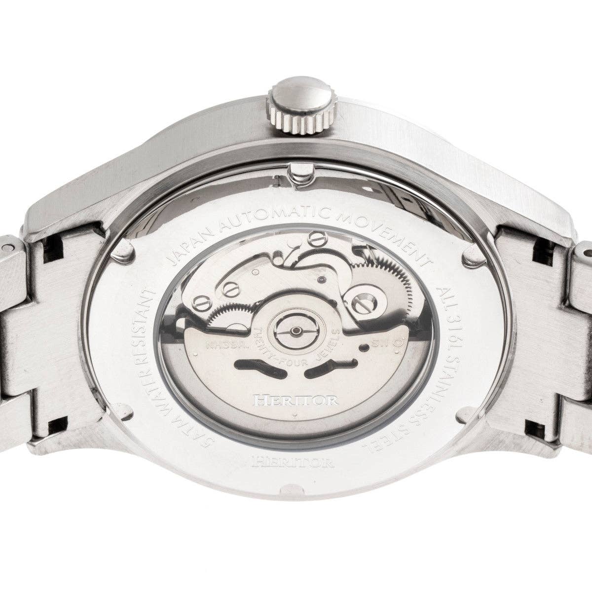 Heritor Automatic Antoine Semi-Skeleton Bracelet Watch