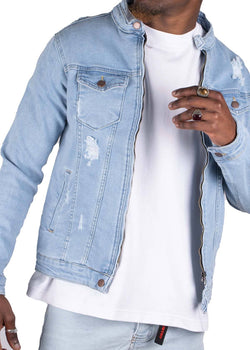 Image of Black Industry 3215 Blue Denim Jacket