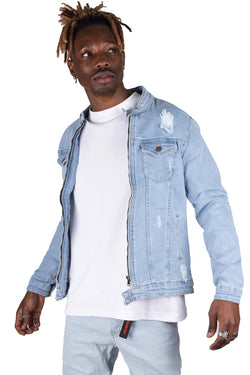 Image of Black Industry 3215 Blue Denim Jacket