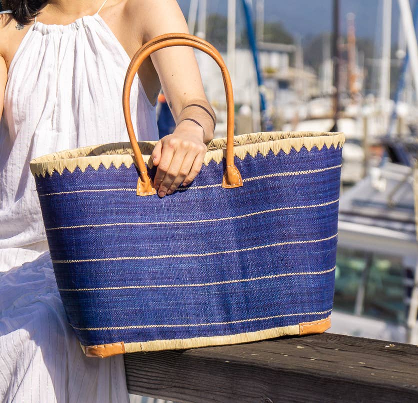 Rabat Big Straw Basket Bag