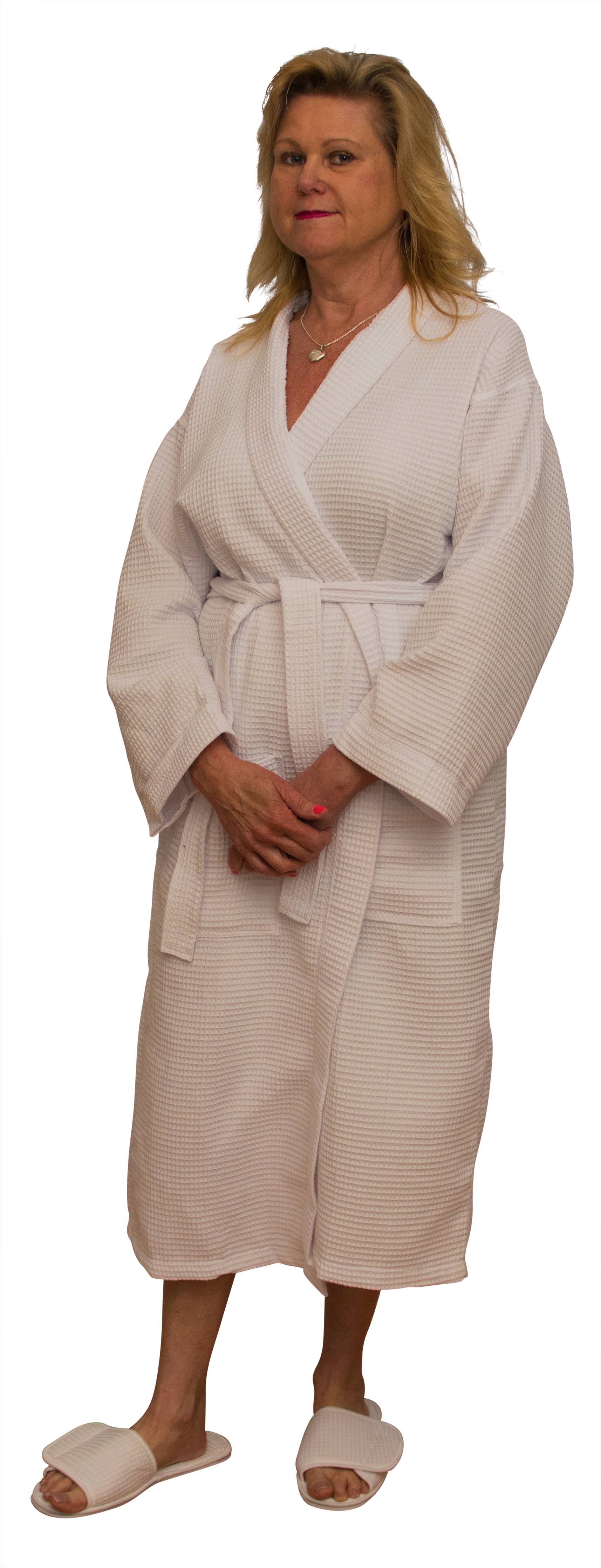 Alan Pendergrass Robes - Cotton/ Waffle Robe,  48", One Size Fits Most