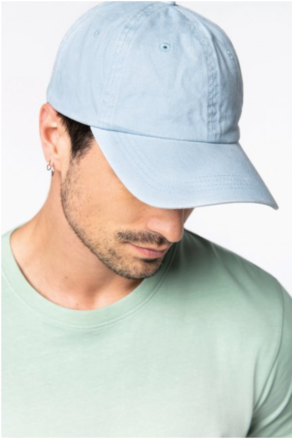 Aquamarine Unisex Washed Cap