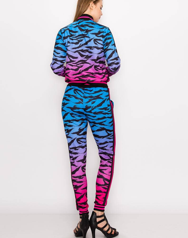 Women Tiger Camo Track Suits Pre-Pack