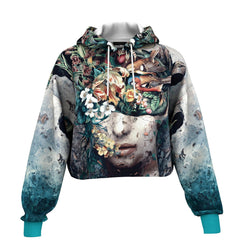 Image of Source Of Life Cropped Hoodie