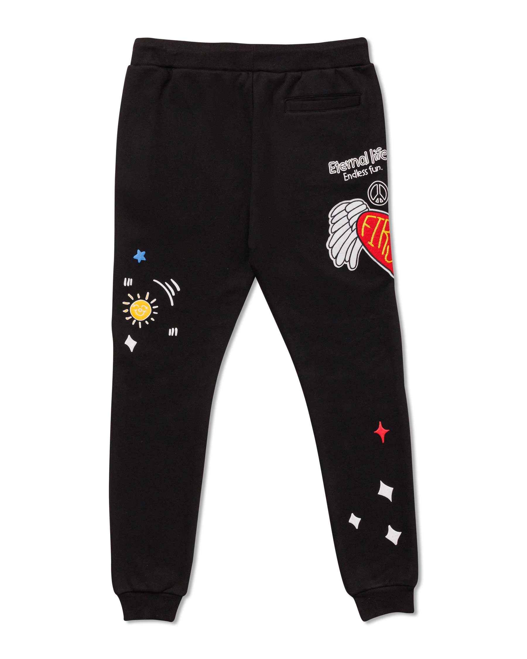 ALL OVER EMBROIDERED JOGGER