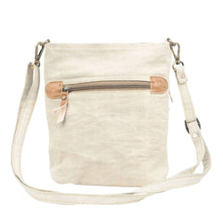 Image of Anchor With Two Zipper Canvas Shoulder/Crossbody Bag