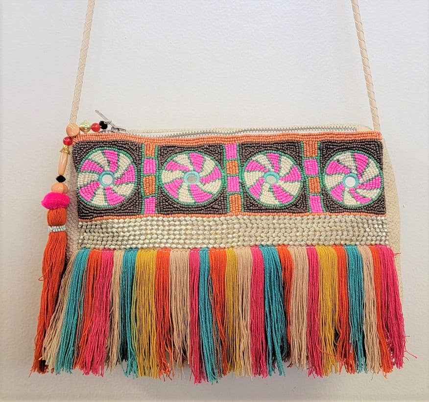 BOHEMIAN ZIPTOP CROSSBODY BAG