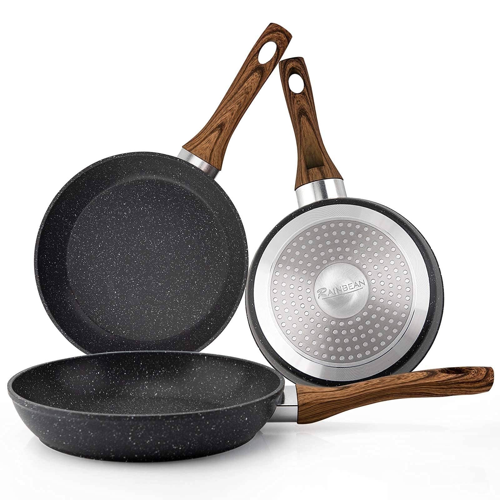 Frying Nonstick Saucepan 3-Piece Set