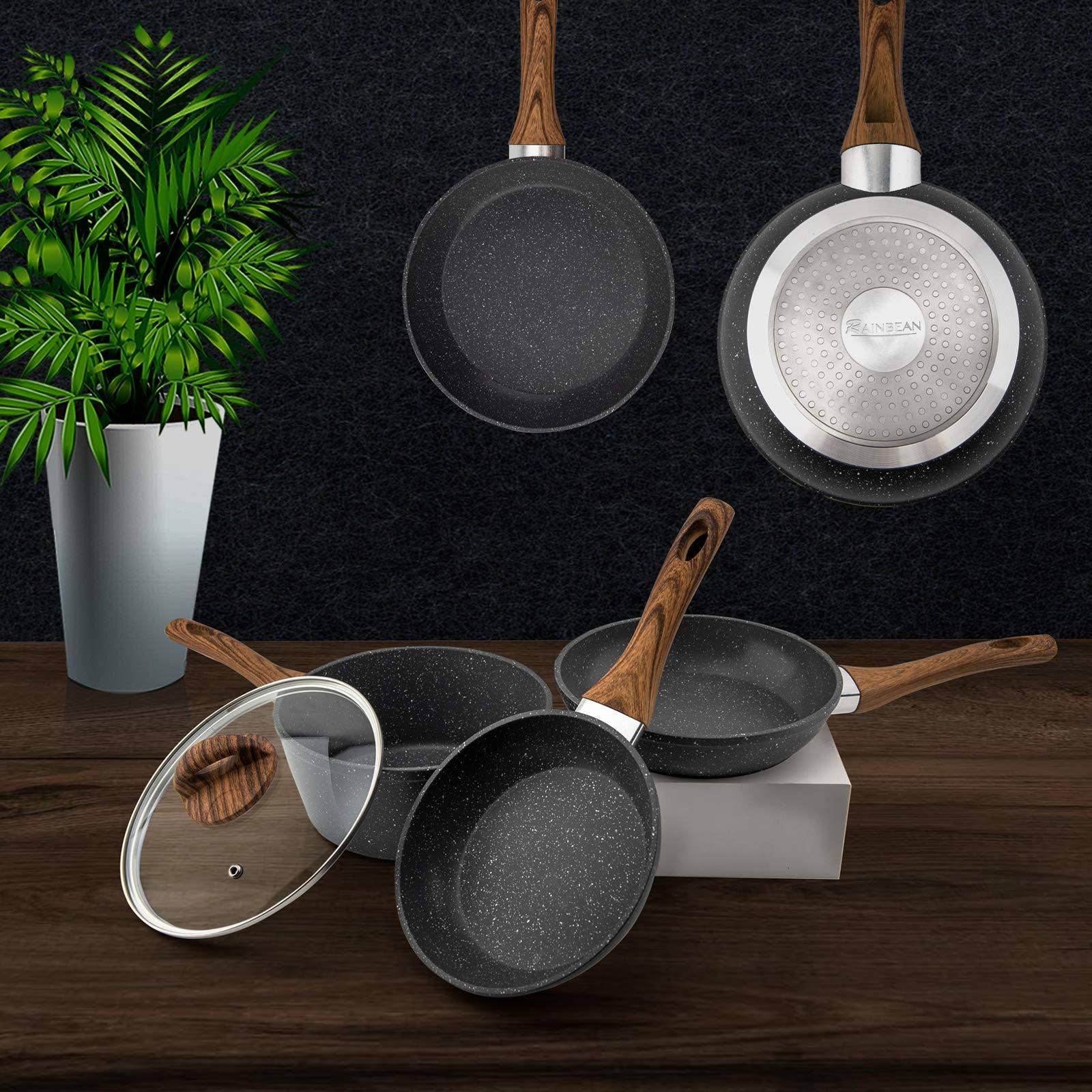 Frying Nonstick Saucepan 3-Piece Set