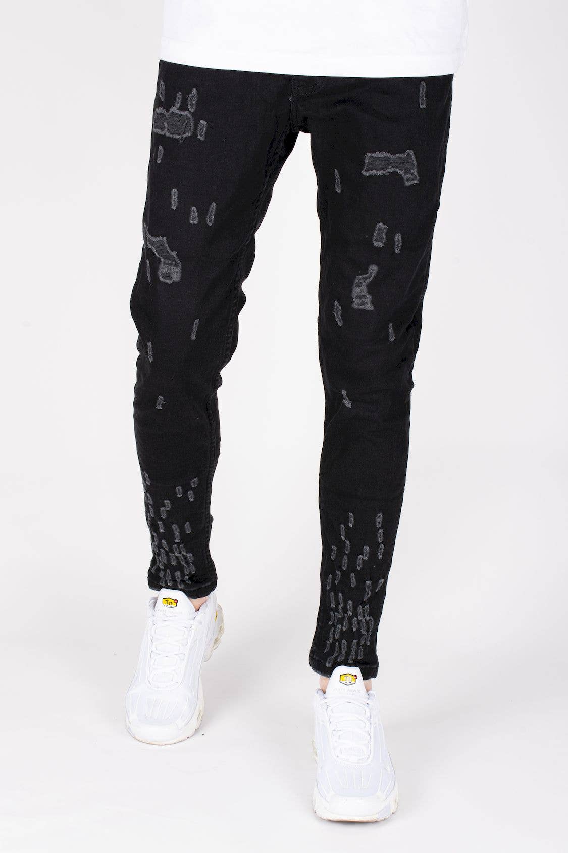 Black Industry 7016 Black Skinny Jeans