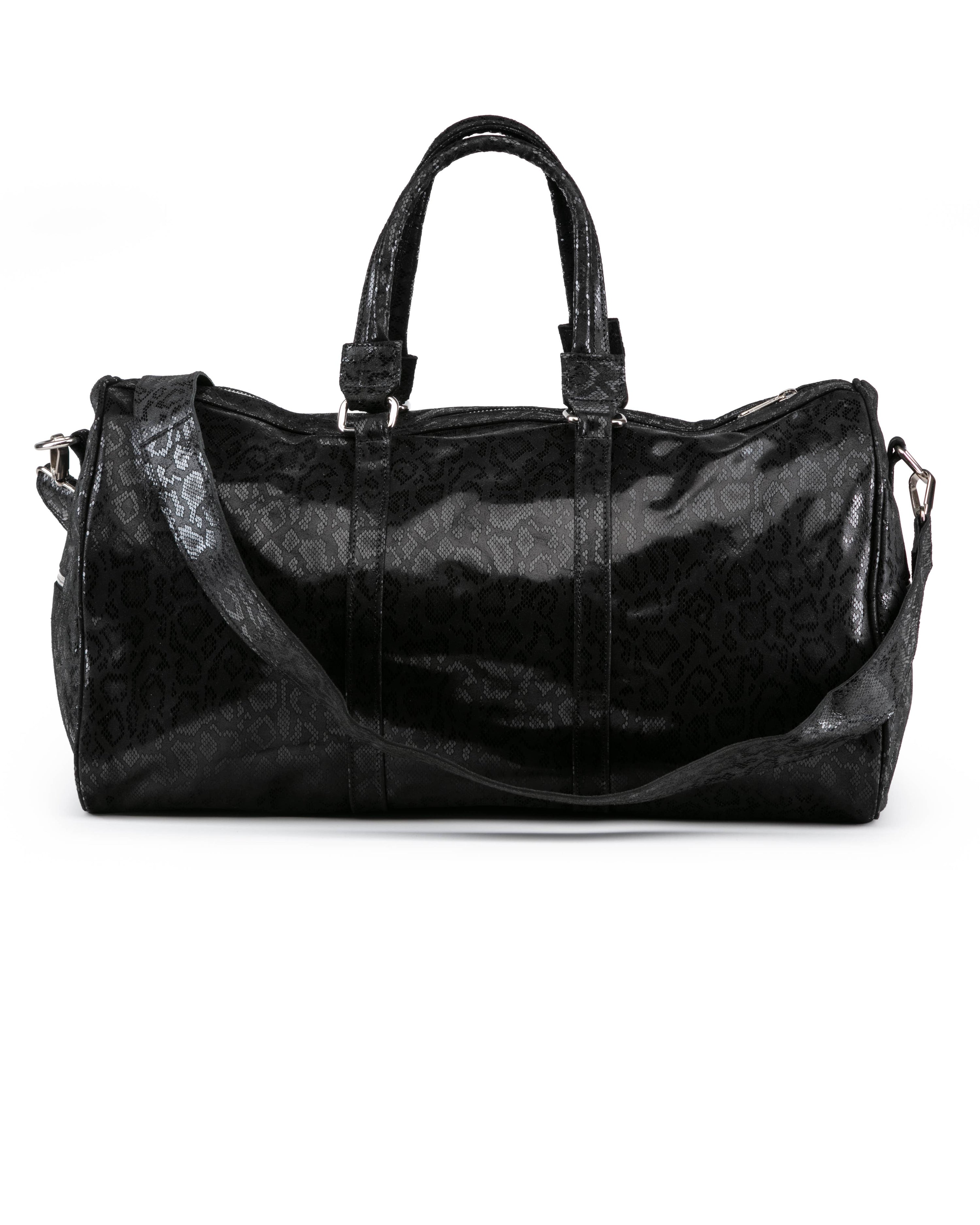 Weekender Bag: Black Anaconda