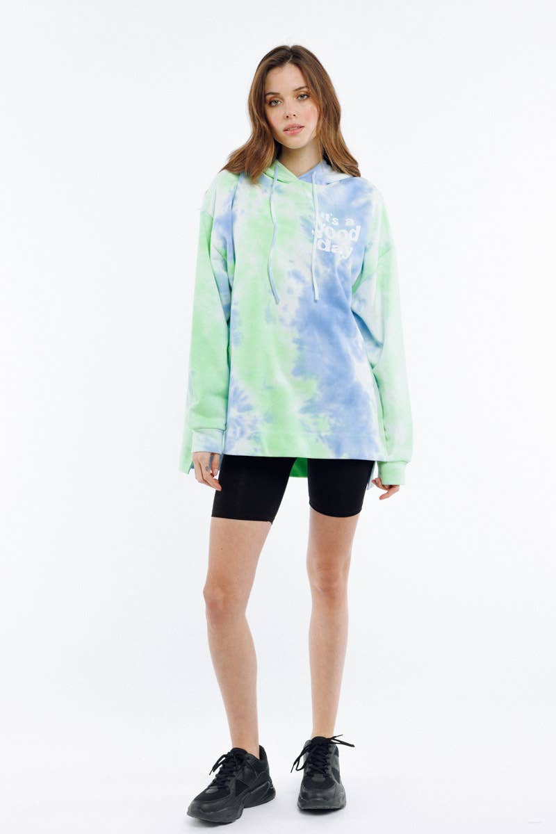 It's a good day TIE&DYE hoodie - SULI