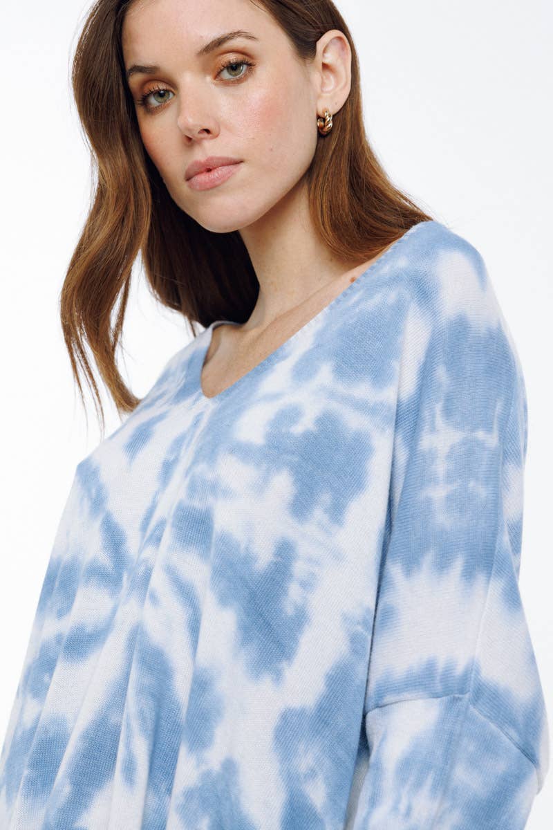 TIE&DYE pattern sweater - PAZA