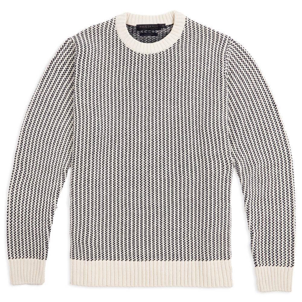 Mens 100% Cotton Fisherman Tuck Stitch Jumper