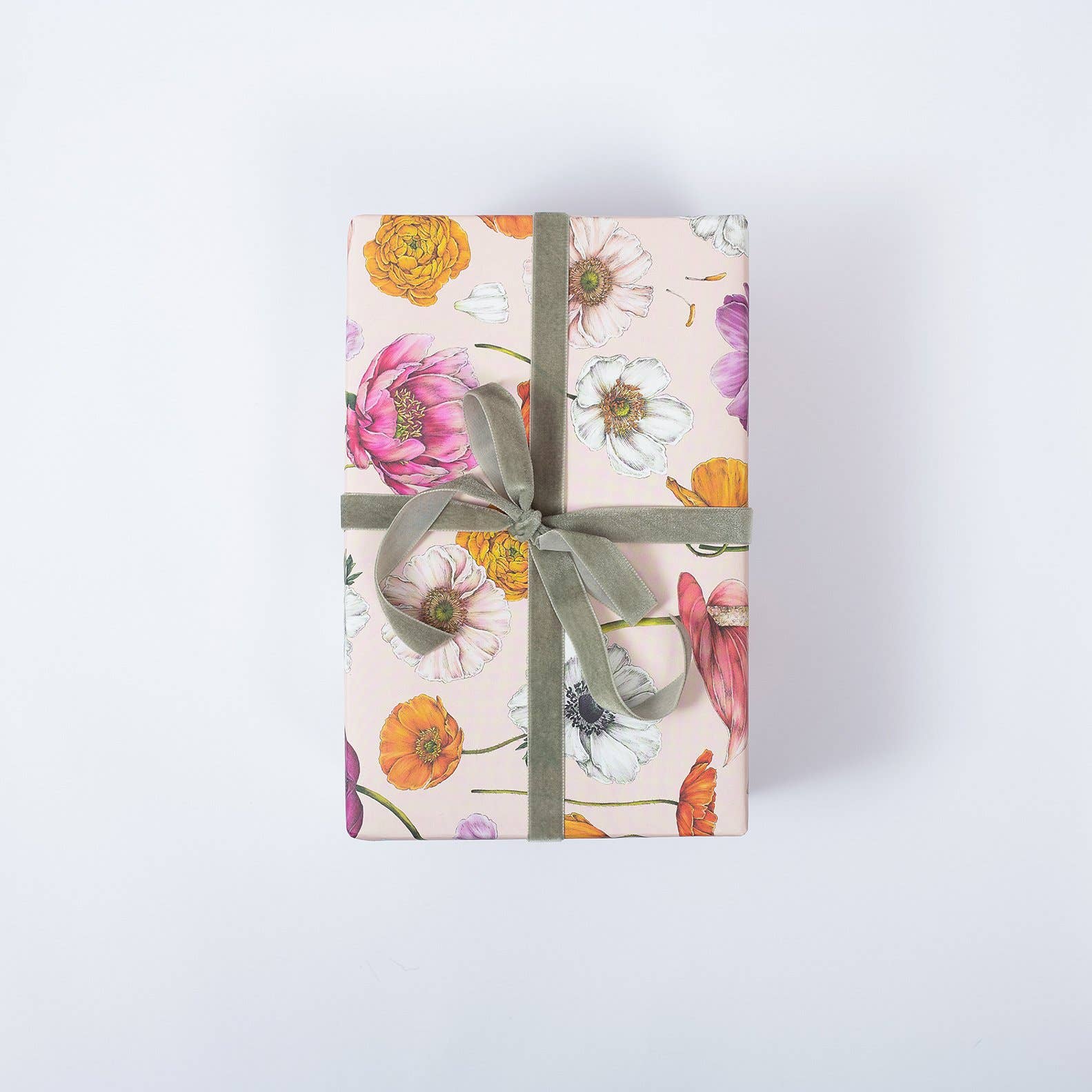 Floral Brights - Pink - Gift Wrap