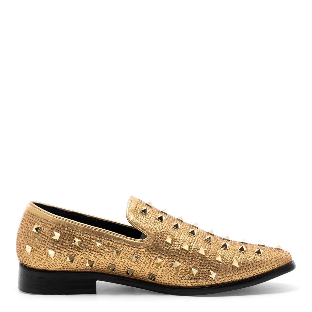 Francisco All-over Pyramid Ornament Detail Dress Loafers