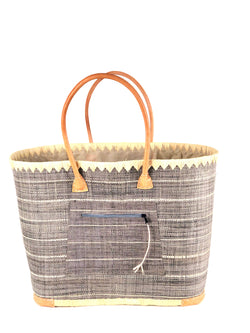 Image of Rabat Big Straw Basket Bag