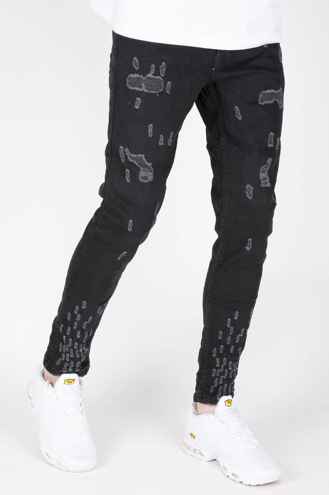 Black Industry 7016 Black Skinny Jeans